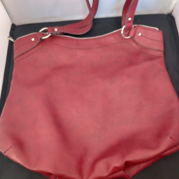 Reddish-Brown Relic Purse Handbag Vegan Leather - Picture 3 of 7